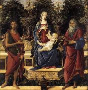 Sandro Botticelli The Virgin and Child Enthroned France oil painting artist